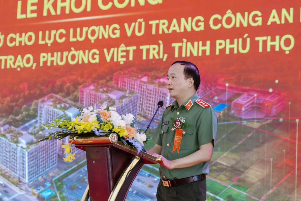 Phú Thọ: Khởi công dự án nhà ở gần 1.700 tỷ đồng cho lực lượng Công an nhân dân