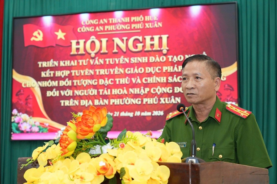 Tái hòa nhập cộng đồng tại Huế gắn với đào tạo nghề, việc làm, vay vốn ưu đãi và phát triển kinh tế gia đình.