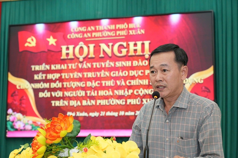 Tái hòa nhập cộng đồng tại Huế gắn với đào tạo nghề, việc làm, vay vốn ưu đãi và phát triển kinh tế gia đình.
