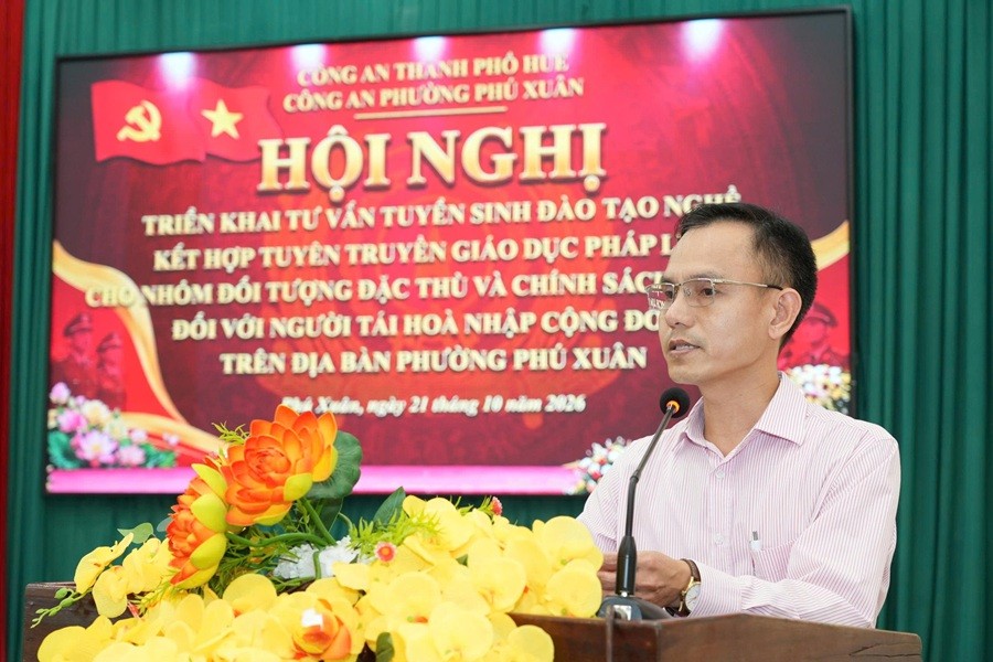 Tái hòa nhập cộng đồng tại Huế gắn với đào tạo nghề, việc làm, vay vốn ưu đãi và phát triển kinh tế gia đình.