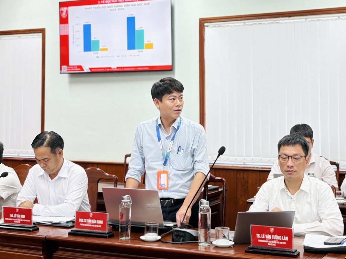Bộ GD&ĐT khảo sát Đại học Huế về đại học tinh hoa, nguồn nhân lực chất lượng cao và hợp tác quốc tế.