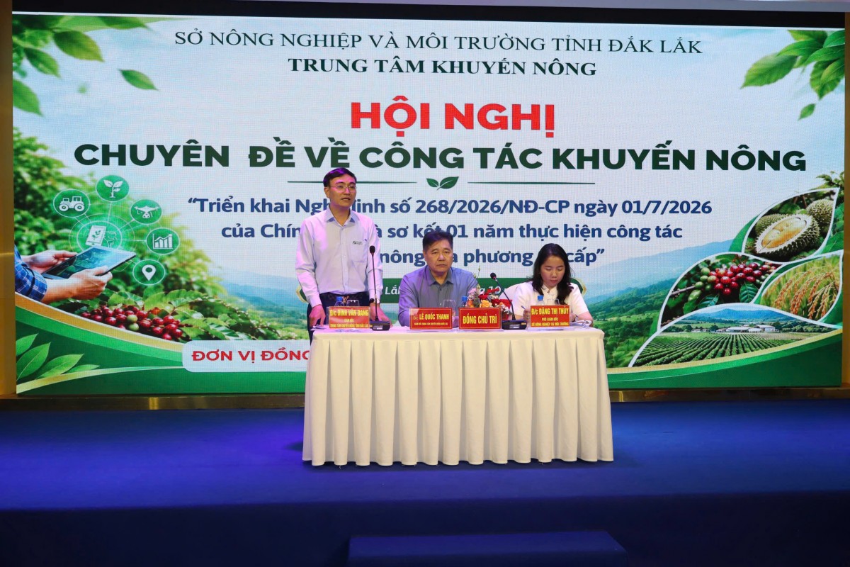 Đắk Lắk tháo gỡ khó khăn để nâng cao hiệu quả công tác khuyến nông tại địa phương 2 cấp