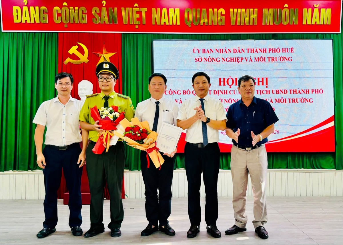 TP Huế kiện toàn bộ máy quản lý rừng, bảo tồn thiên nhiên và dịch vụ nông nghiệp