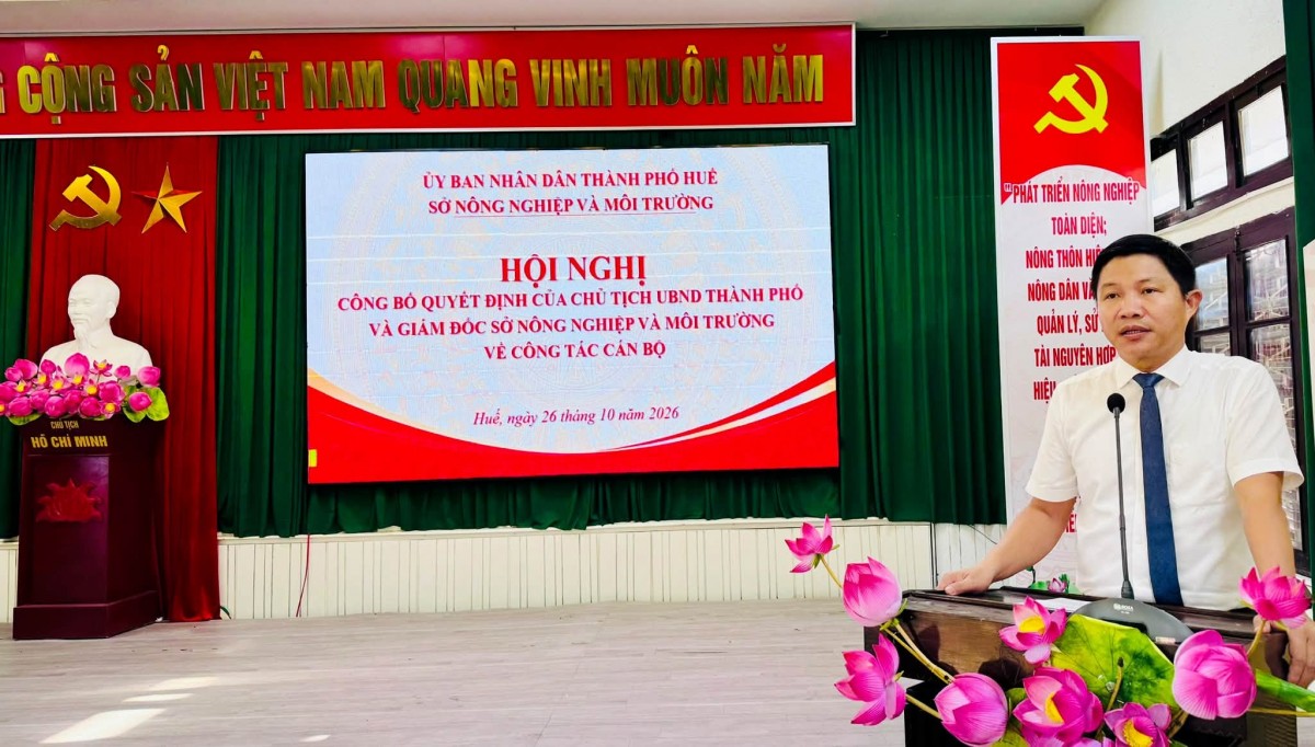 TP Huế kiện toàn bộ máy quản lý rừng, bảo tồn thiên nhiên và dịch vụ nông nghiệp