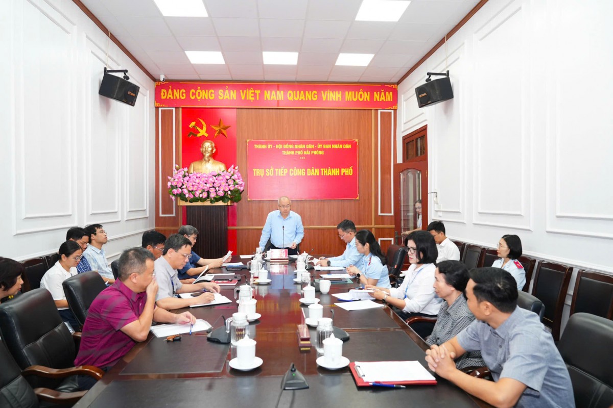Hải Phòng: Chủ tịch UBND Thành phố chủ trì phiên tiếp công dân định kỳ tháng 10/2026