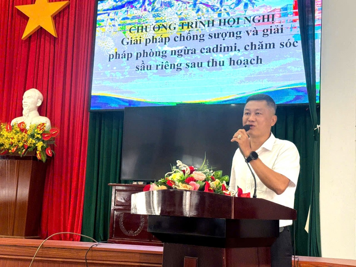 Đắk Lắk tập huấn chống sượng, phòng ngừa cadimi, nâng cao chất lượng sầu riêng bền vững