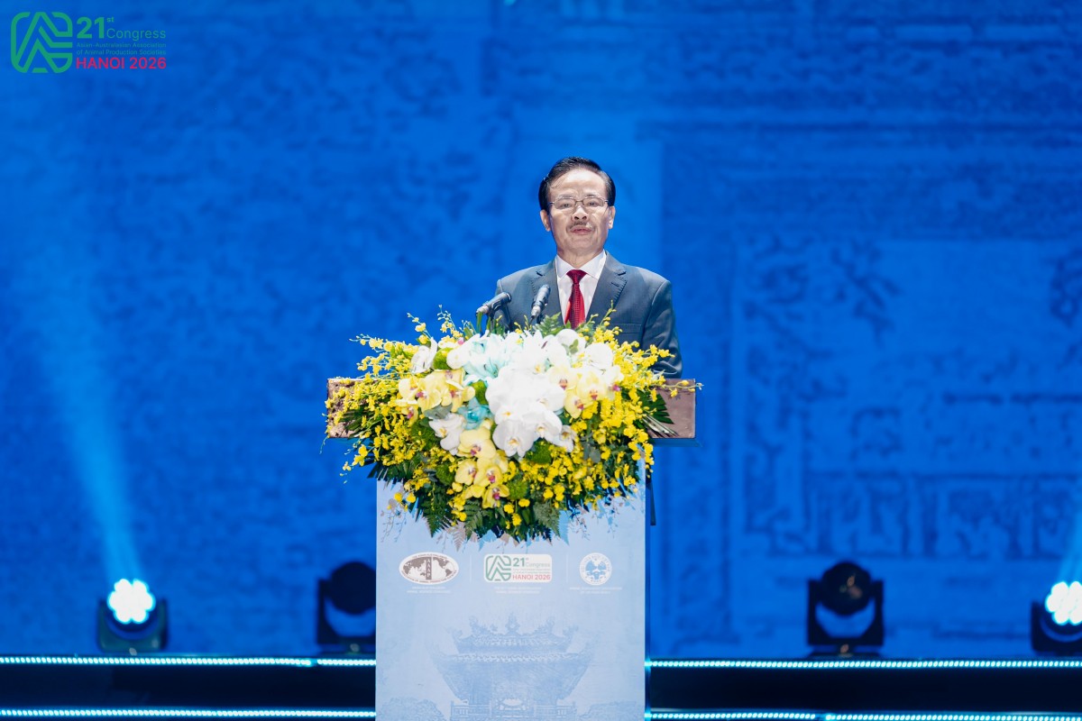 Tiến sĩ Nguyễn Xuân Dương, Chủ tịch Hội Chăn nuôi Việt Nam, kỳ vọng AAAP 2026 thống nhất nhận thức và đề xuất các giải pháp khoa học, công nghệ, chính sách cho phát triển chăn nuôi bền vững.