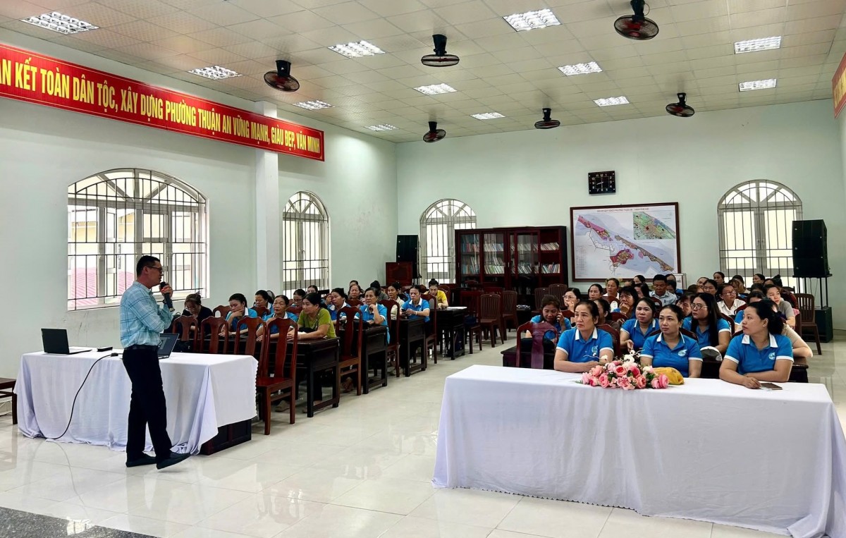 Phụ nữ Thuận An hướng tới tiêu dùng xanh, bảo vệ sức khỏe cộng đồng