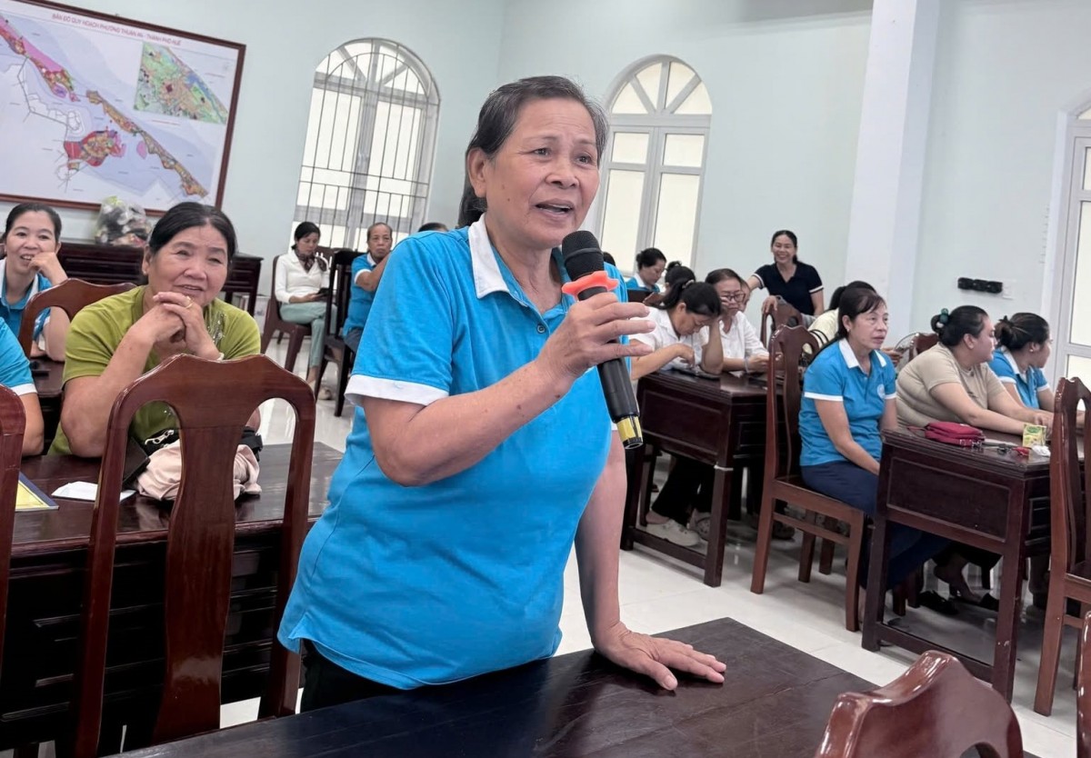 Phụ nữ Thuận An hướng tới tiêu dùng xanh, bảo vệ sức khỏe cộng đồng