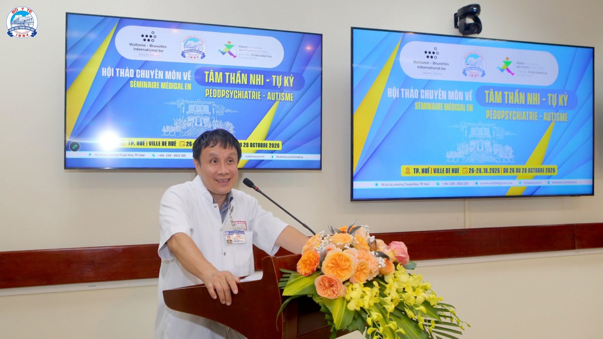 BVTW Huế tăng cường hợp tác quốc tế nâng cao chăm sóc trẻ tự kỷ