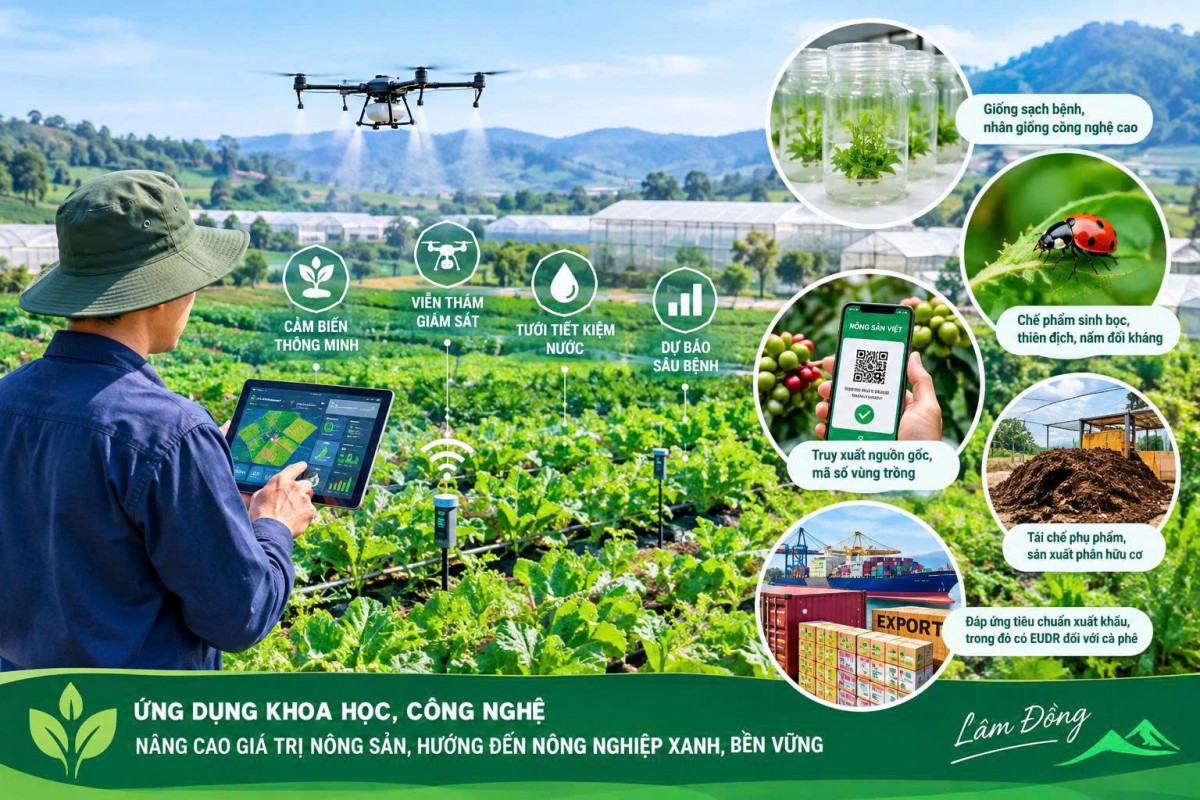 Đẩy mạnh ứng dụng khoa học, công nghệ trong trồng trọt và bảo vệ thực vật