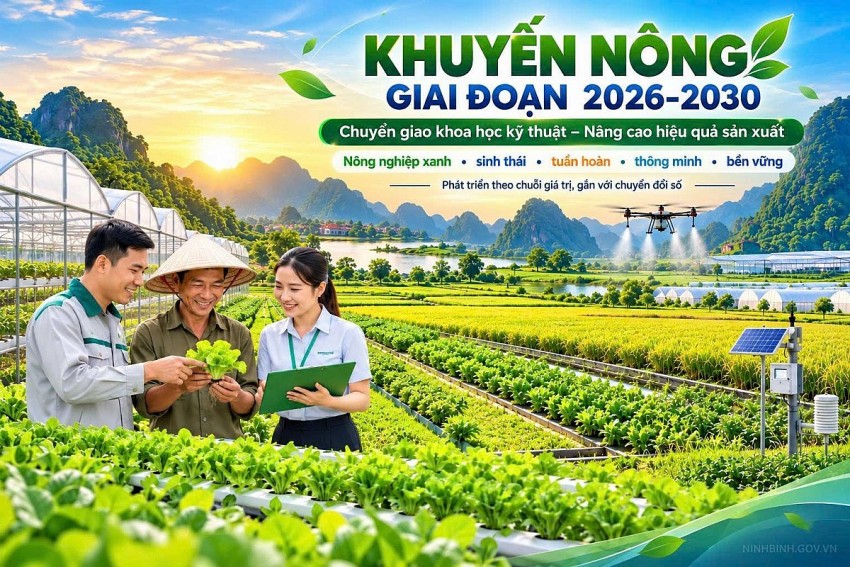 Ninh Bình triển khai kế hoạch khuyến nông năm 2027