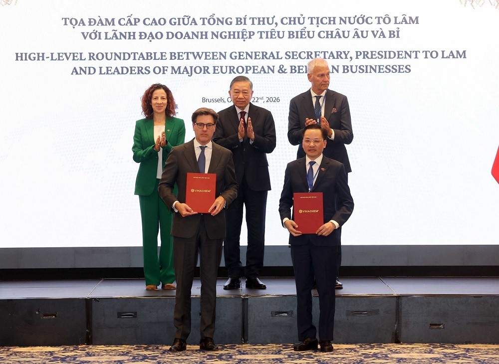 Phân bón Miền Nam tham gia đoàn công tác Vinachem tại Brussels: Mở rộng hợp tác công nghệ cùng Air Liquide