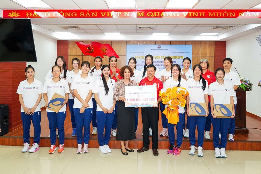 Bóng chuyền nữ Cảng Hải Phòng quyết tâm đạt thành tích cao tại Vòng chung kết hạng A năm 2026.