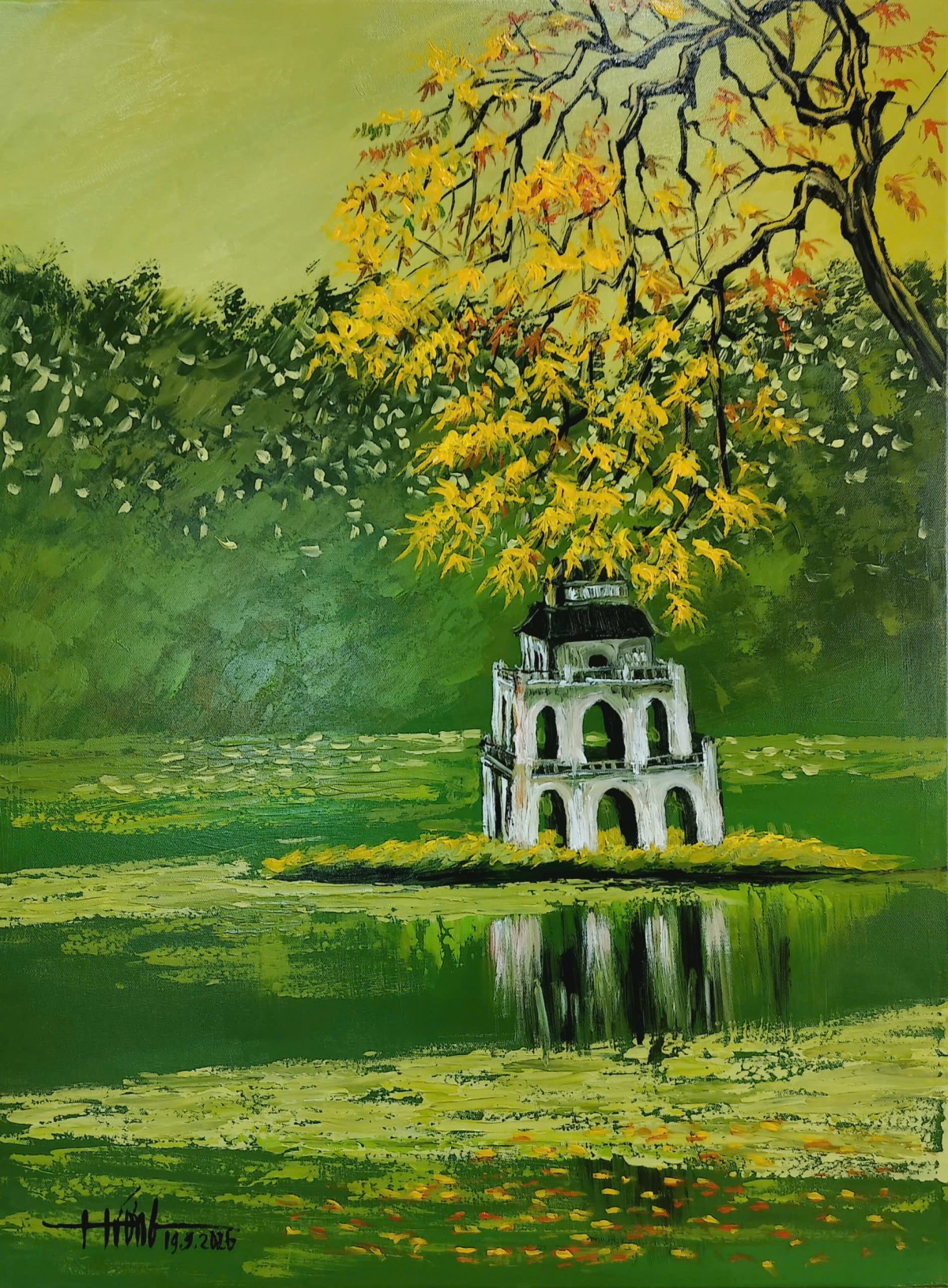 Họa sĩ Nguyễn Chí Hướng trở lại Hà Nội với triển lãm “Mùa thu trở lại”