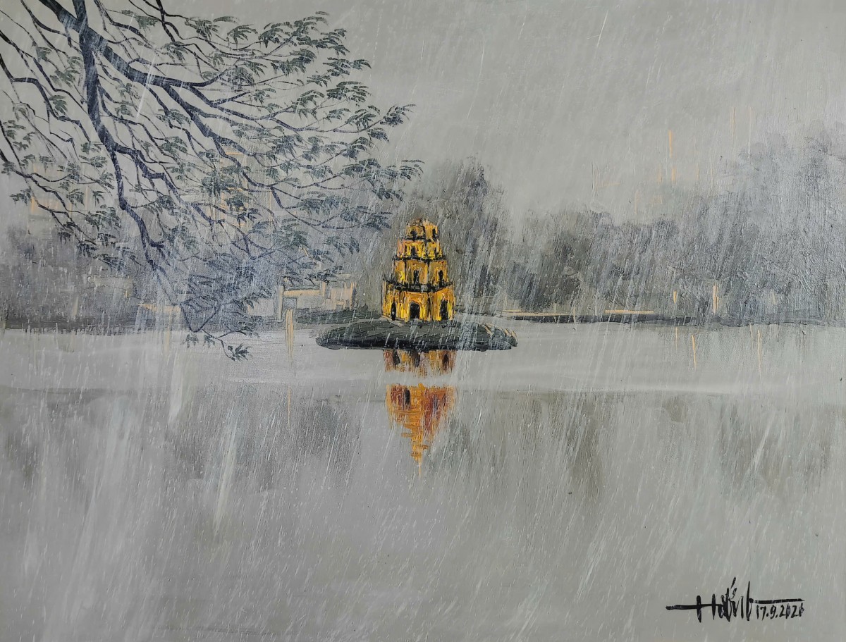Họa sĩ Nguyễn Chí Hướng trở lại Hà Nội với triển lãm “Mùa thu trở lại”