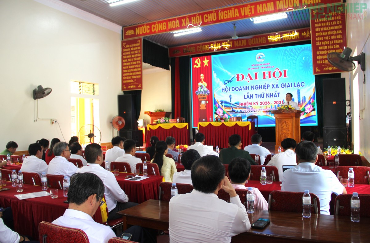 Đại hội Hội Doanh nghiệp xã Giai Lạc lần thứ nhất, nhiệm kỳ 2026 – 2031
