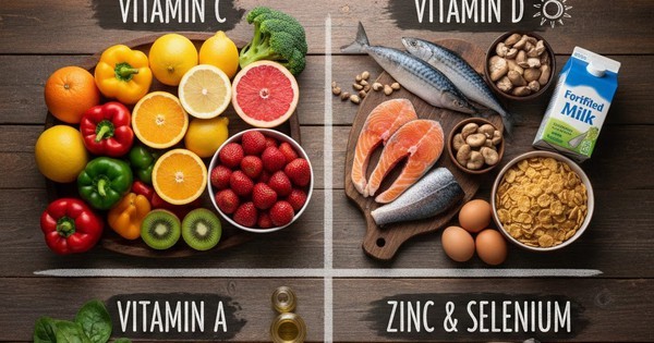 Bí quyết từ dinh dưỡng giúp phòng bệnh mùa đông