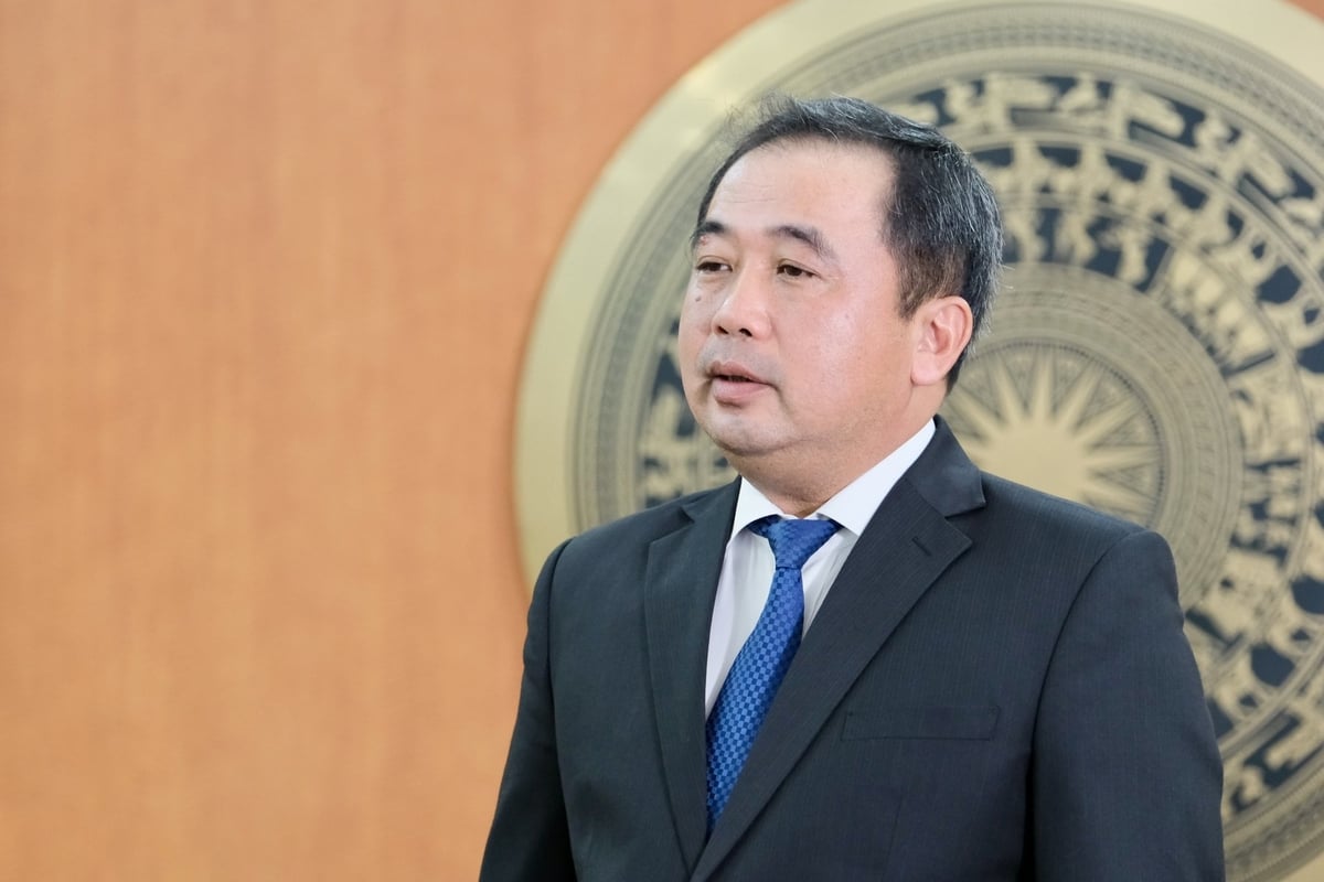 Bộ trưởng Trần Đức Thắng gửi thông điệp đến các đoàn viên, thanh niên Bộ Nông nghiệp và Môi trường. Ảnh: Quỳnh Chi. Bộ trưởng Trần Đức Thắng gửi thông điệp đến các đoàn viên, thanh niên Bộ Nông nghiệp và Môi trường. Ảnh: Quỳnh Chi.